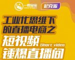 尼克派·工业化思维下的直播电商之短视频锤爆直播间,听话照做执行爆单-润泽资源库