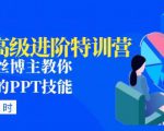PPT高级进阶特训营:百万粉丝博主教你进阶你的PPT技能(98节课程+PPT素材包)-润泽资源库