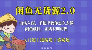 闲鱼无货源最新玩法，从入门到精通，由浅入深教你怎么去做【揭秘】-润泽资源库