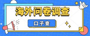 外面收费5000+海外问卷调查口子查项目,认真做单机一天200+【揭秘】-润泽资源库