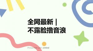 全网最新不露脸撸音浪,跑通自动化成交闭环,实现出单+收徒收益最大化【揭秘】-润泽资源库