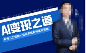 AI变现之道,利用人工智能一站式掌握各种使用技能(图文版教程)-润泽资源库