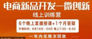 南掌柜·电商新品开发——微创新,电商新品微创新是你企业发展的护城河-润泽资源库