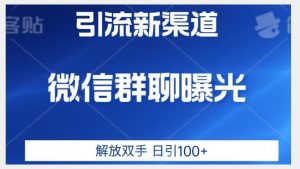 价值2980的全新微信引流技术,只有你想不到,没有做不到【揭秘】-润泽资源库