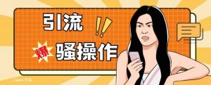 最新引流骚操作，单账号日引50-100，简单粗暴，适合于小白各行各业都可以进行操作，精准粉丝加到爆-润泽资源库