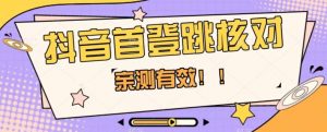 【亲测有效】抖音首登跳核对方法,抓住机会,谁也不知道口子什么时候关-润泽资源库