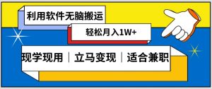 低密度新赛道视频无脑搬一天1000+几分钟一条原创视频零成本零门槛超简单【揭秘】-润泽资源库