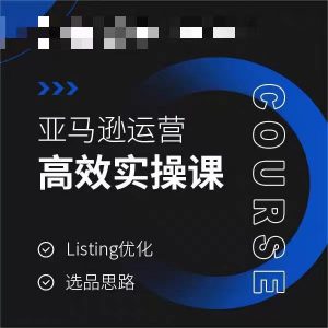 亚马逊运营高效实操课，Listing优化，选品思路-润泽资源库