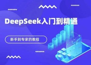DeepSeek快速从入门到精通，新手的保姆级教程-润泽资源库