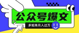 使用DeepSeek十分钟写100篇公众号爆文，多账号矩阵操作轻松月入过W-润泽资源库