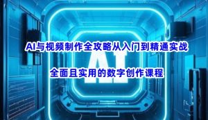 AI与视频制作全攻略从入门到精通实战，全面且实用的数字创作课程（更新3月）-润泽资源库