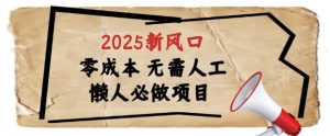 2025新风口，懒人必做项目，浏览器全自动掘金【揭秘】-润泽资源库