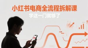 小红书电商全流程拆解课，学这一门就够了-润泽资源库