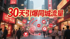 30天引爆同城流量:团购篇 认知篇 流量篇 来客篇 达人篇 老板人设IP篇 投流篇-润泽资源库