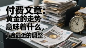 付费文章:黄金的走势意味着什么,如何看待黄金最近的调整-润泽资源库