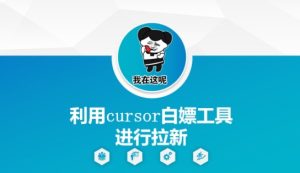 利用cursor白嫖工具进行拉新-润泽资源库