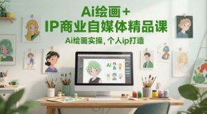 Ai绘画+IP商业自媒体精品课,Ai绘画实操,个人ip打造-润泽资源库