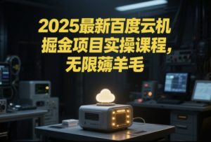 2025最新百度云机掘金项目实操课程单窗口保底5-10元月收益单窗口150+【揭秘】-润泽资源库