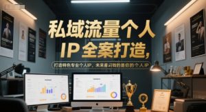 私域流量个人IP全案打造，打造特色专业个人IP，未来最值钱的是你的个人IP-润泽资源库