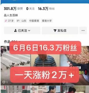 外面卖5000最新抖音搬运涨粉技术，新玩法，一分钟一条，一天涨粉2W，苹果安卓都可用-润泽资源库