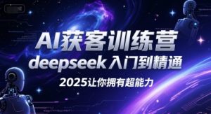 AI获客训练营，deepseek入门到精通，2025让你拥有超能力-润泽资源库