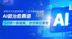 用AI做治愈赛道,结合视频号分成计划,小白也能轻松上手-润泽资源库