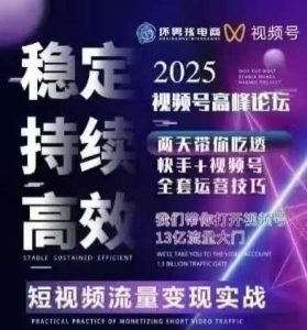 坏男孩电商视频号7月1号线下课，视频号短引、精细化模型打法，三频共振，无人，快手全站精细化运营-润泽资源库