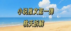 小说推文项目操作全流程第一弹，0粉就能做，门槛低非常适合新手-润泽资源库